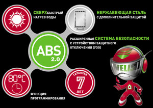 Этикетка для отопительного оборудования компании «Ariston»